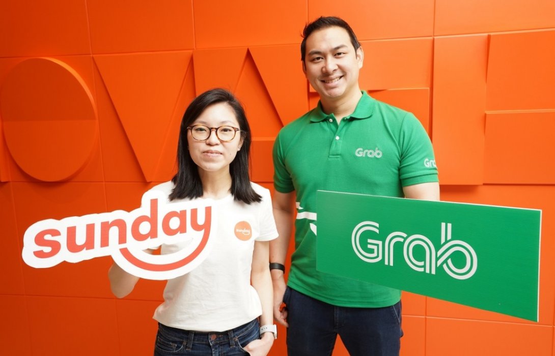 ซันเดย์สร้างมิติใหม่ของ InsurTech ในไทย จับมือ แกร็บ ยกระดับคุณภาพชีวิตพาร์ทเนอร์ผู้ขับแกร็บ
