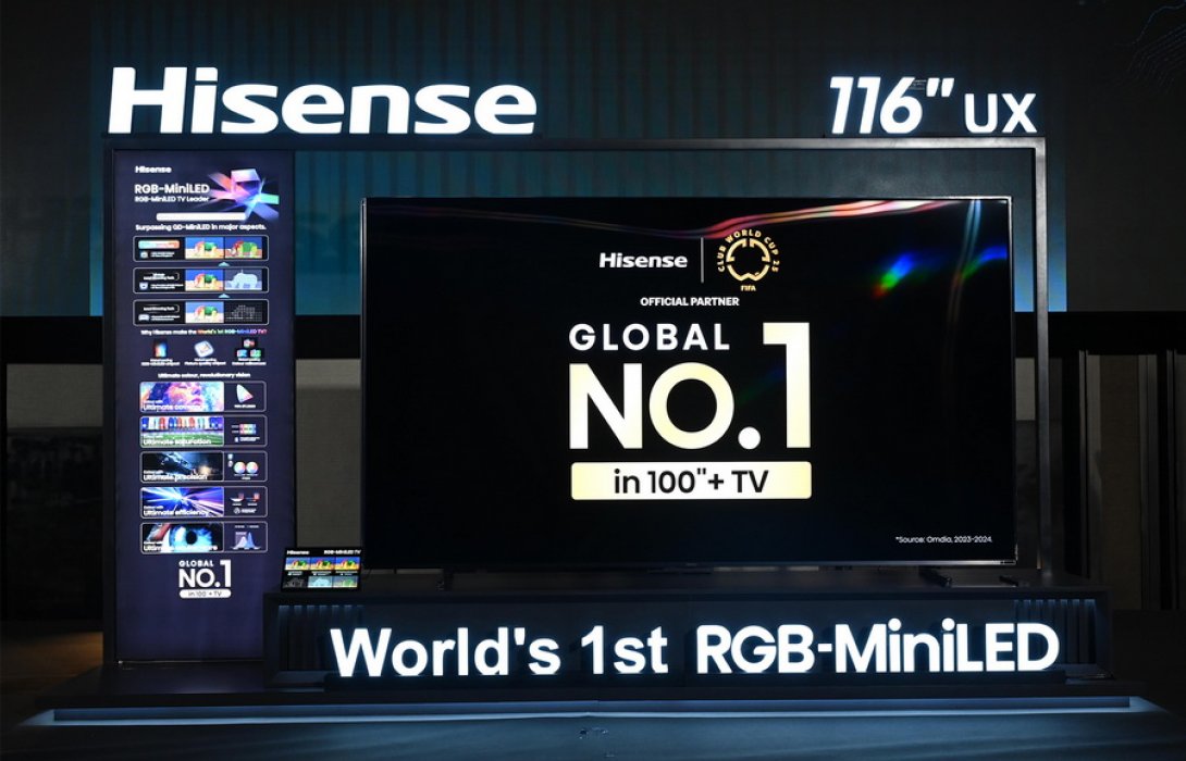 isense เปิดตัว “Hisense UX Series – RGB-MiniLED TV” รุ่นเรือธง  ยกระดับมาตรฐานความบันเทิงภายในบ้านด้วยเทคโนโลยีล้ำสมัย