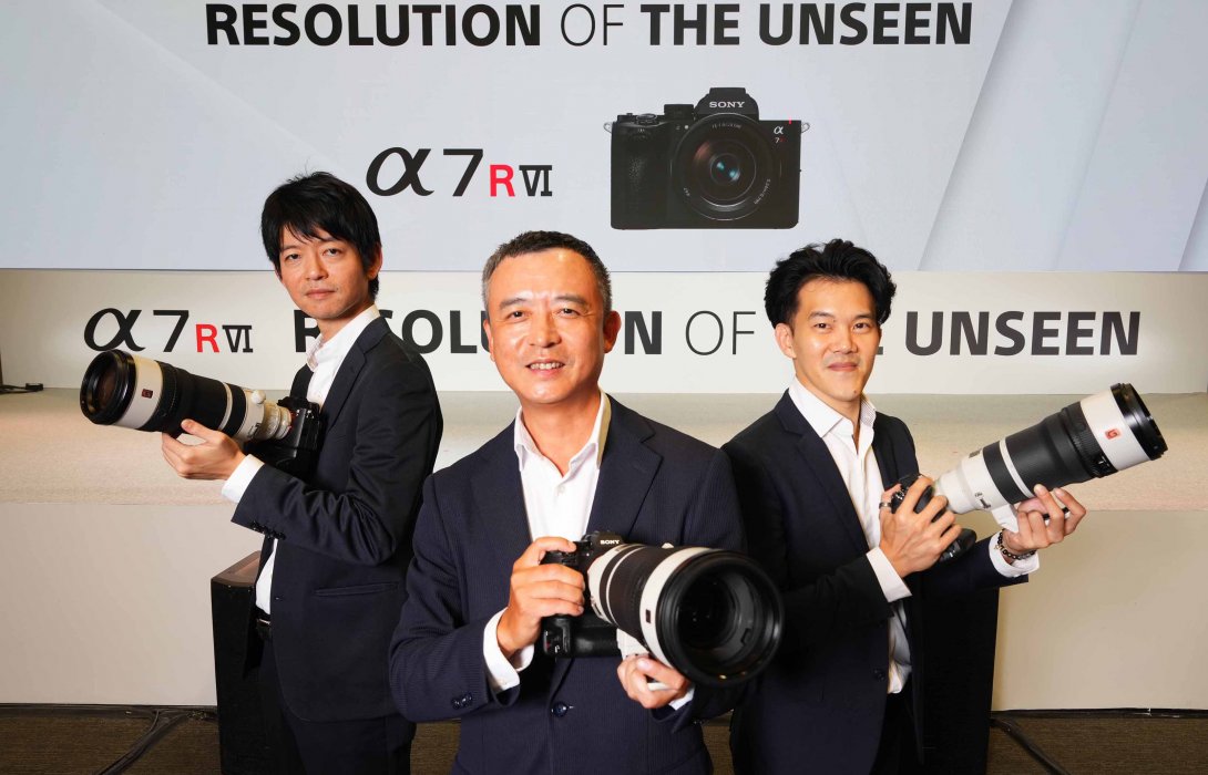 โซนี่ไทย รุกตลาดกล้อง Hi-Res ระดับพรีเมียม เปิดตัว Alpha 7R VI ทลายข้อจำกัดกล้องความละเอียดสูง พร้อมเลนส์ซูมซูเปอร์เทเลโฟโต้ FE 100-400mm F4.5 GM OSS รุ่นใหม่