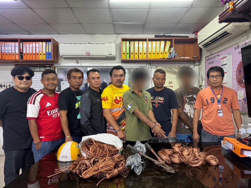 รฟฟท. ดำเนินมาตรการเชิงรุก ร่วมกับ สน.ตลิ่งชัน จับผู้ต้องสงสัยลักลอบตัดสายไฟรถไฟฟ้าชานเมืองสายสีแดง