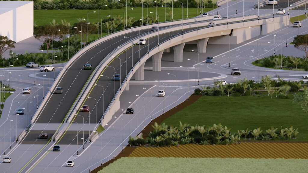 ทช. ทุ่ม 329 ล้าน สร้างสะพานข้ามแยกแม่ข้าวต้ม เชื่อมโครงข่ายคมนาคมเชียงราย คาดเสร็จปี 2572